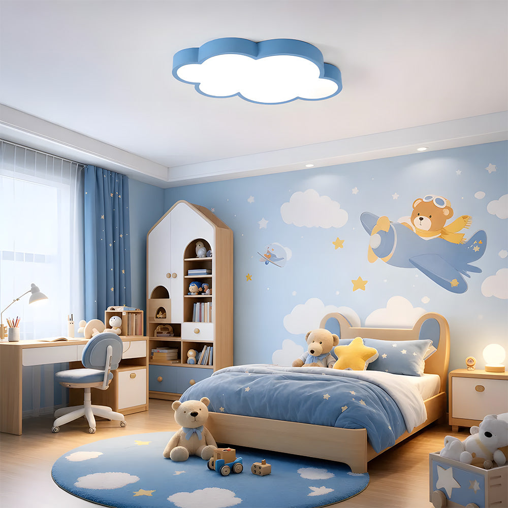 Modern Flush Mount Cloud-shaped LED Ceiling Lights For Bedroom