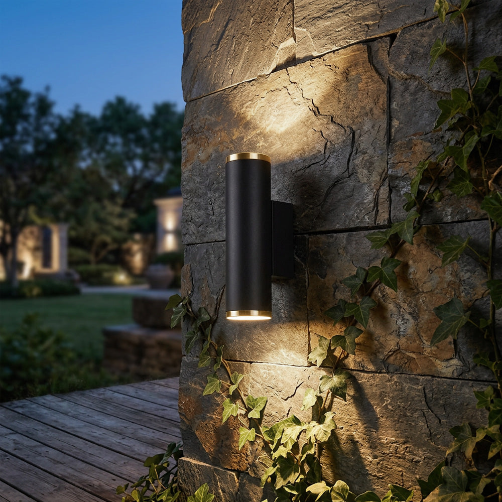 Outdoor Wall Light Waterproof Up and Down Wall Lamp for Patio Entryway