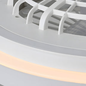 Modern LED 6-Speed Adjustable Ceiling Fan Light, Dimmable