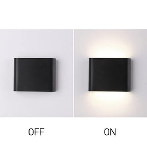 Modern Waterproof Aluminum Up and Down LED Wall Sconce For Living Room