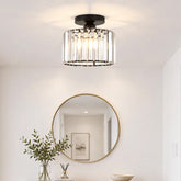 Luna Crystal Drum Ceiling Light