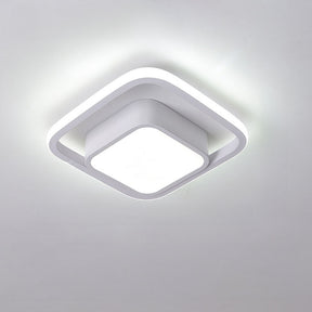 Nova Art Deco White LED Ceiling Lights