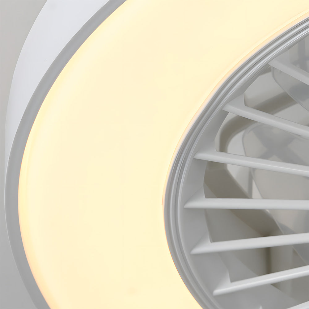 Modern LED 6-Speed Adjustable Ceiling Fan Light, Dimmable