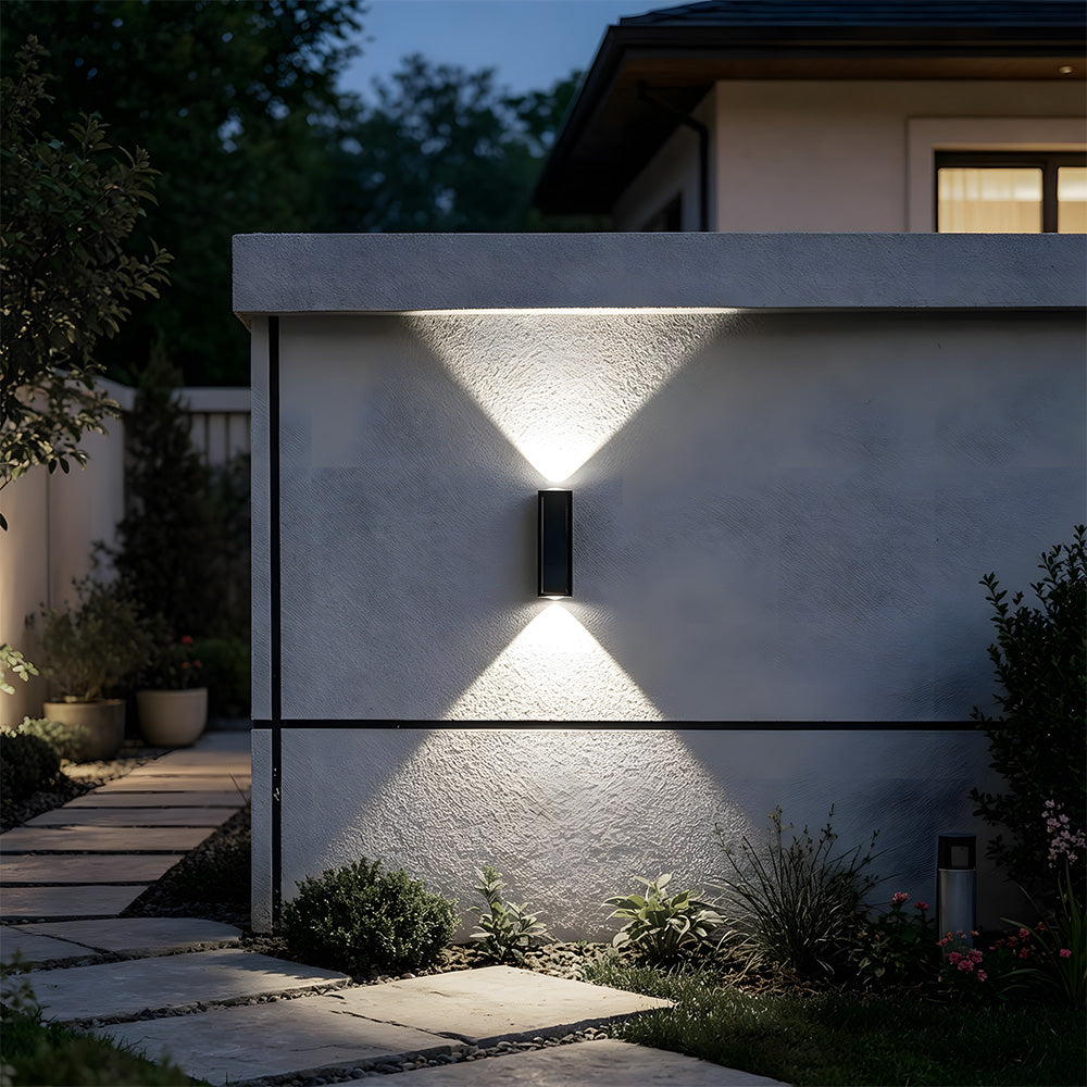 Up and down IP65 Solar LED Outdoor Wall Lights for Entryway