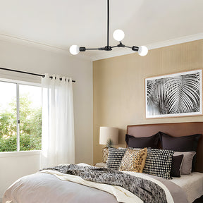 Elegant Iron Craft Living Room Flush Mount Ceiling Light