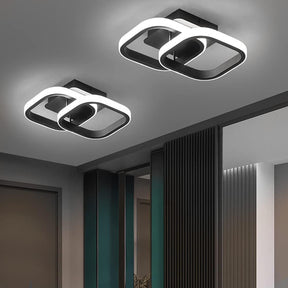 Set of 2 Modern LED Ceiling Lights for Hallway