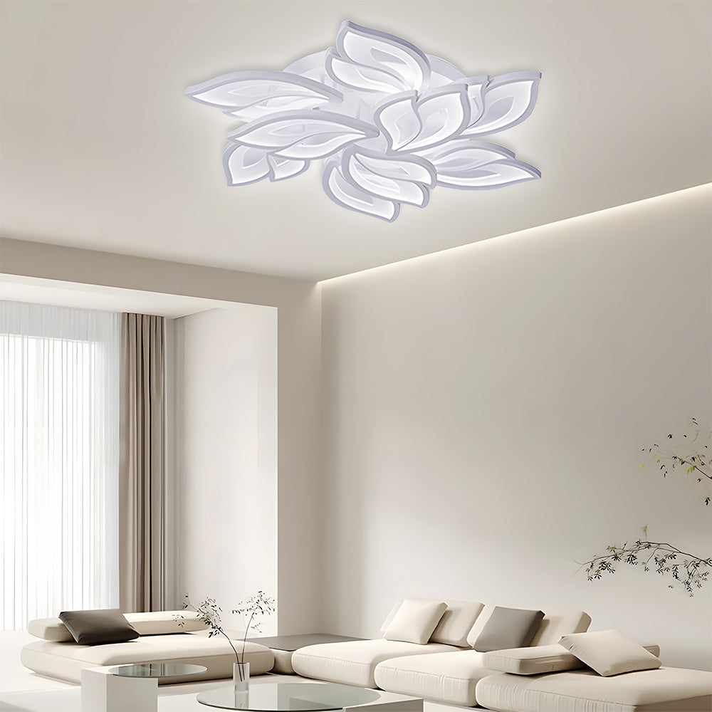 Creative Design Petals White Ceiling Light For Living Room