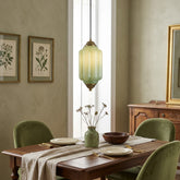 Modern Glass Light With Colored Glass Shade for Living Room
