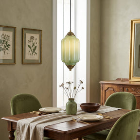Modern Glass Light With Colored Glass Shade for Living Room