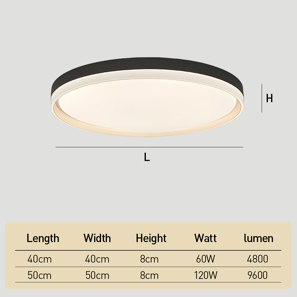 Simple Minimalist Ultra-thin Flush Ceiling Lamp