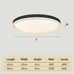 Simple Minimalist Ultra-thin Flush Ceiling Lamp
