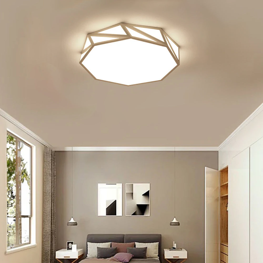 Modern Geometry LED Ceiling Light For Bedroom