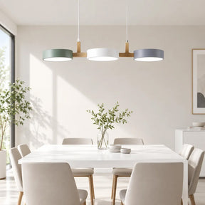 Aria Nordic Wood Pendant Chandelier