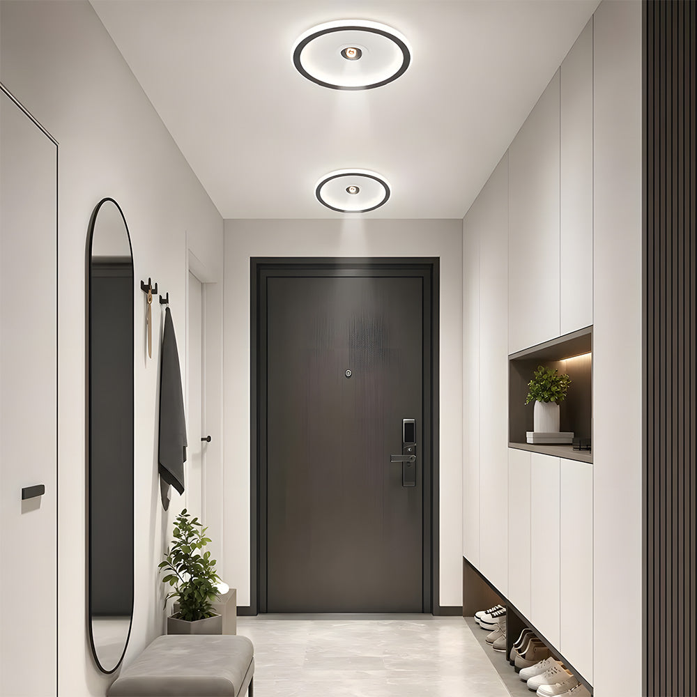 Modern Angle Adjustable Acrylic Iron LED Ceiling Lights for Living Room