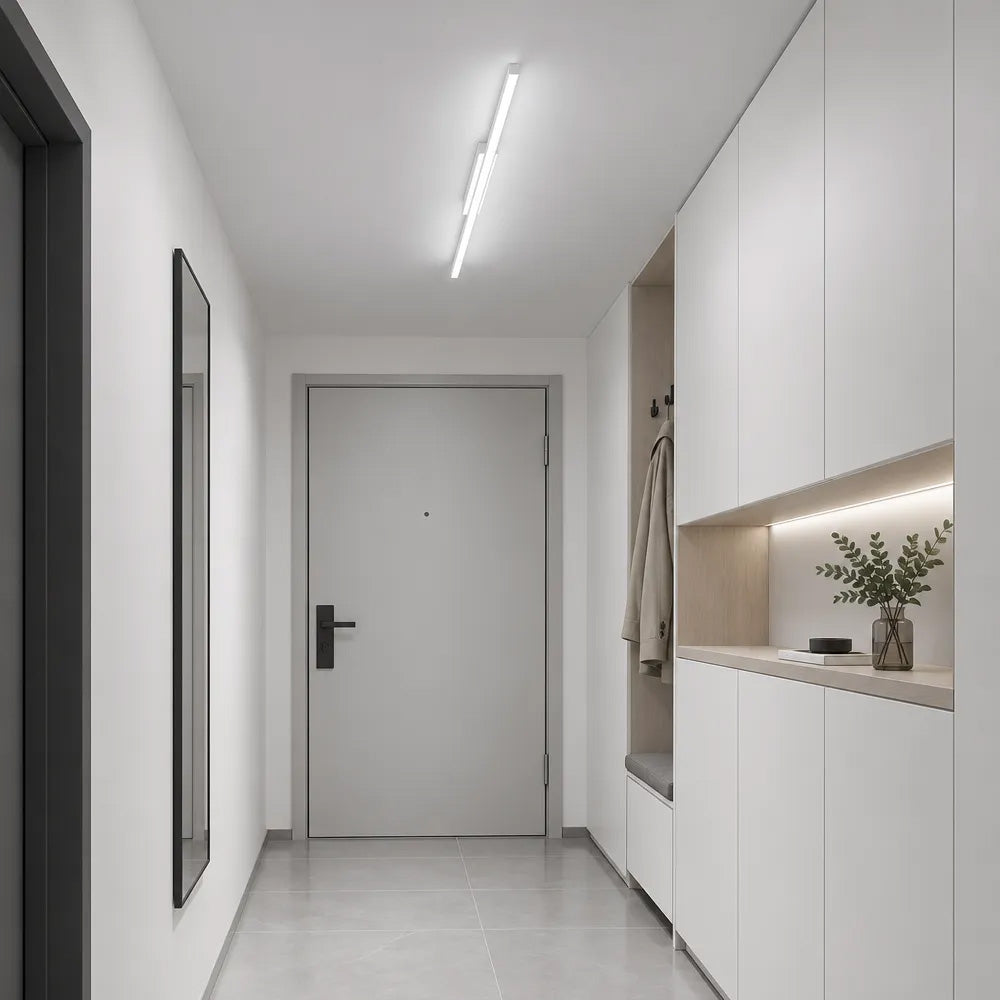 Modern Minimalist LED Flush Mount Aluminium Ceiling Lights for Hallway