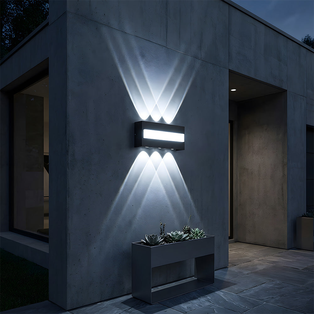 Black Outdoor LED Wall Lights for Patio Garage