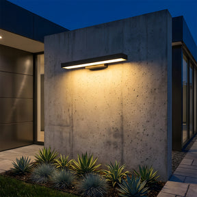Modern IP54 Waterproof Linear PIR Motion Sensor LED Outdoor Wall Lights for Patio