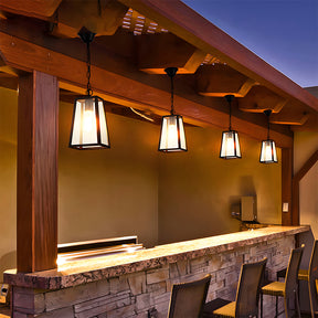 IP65 Vintage Outdoor Ceiling Lights in Black