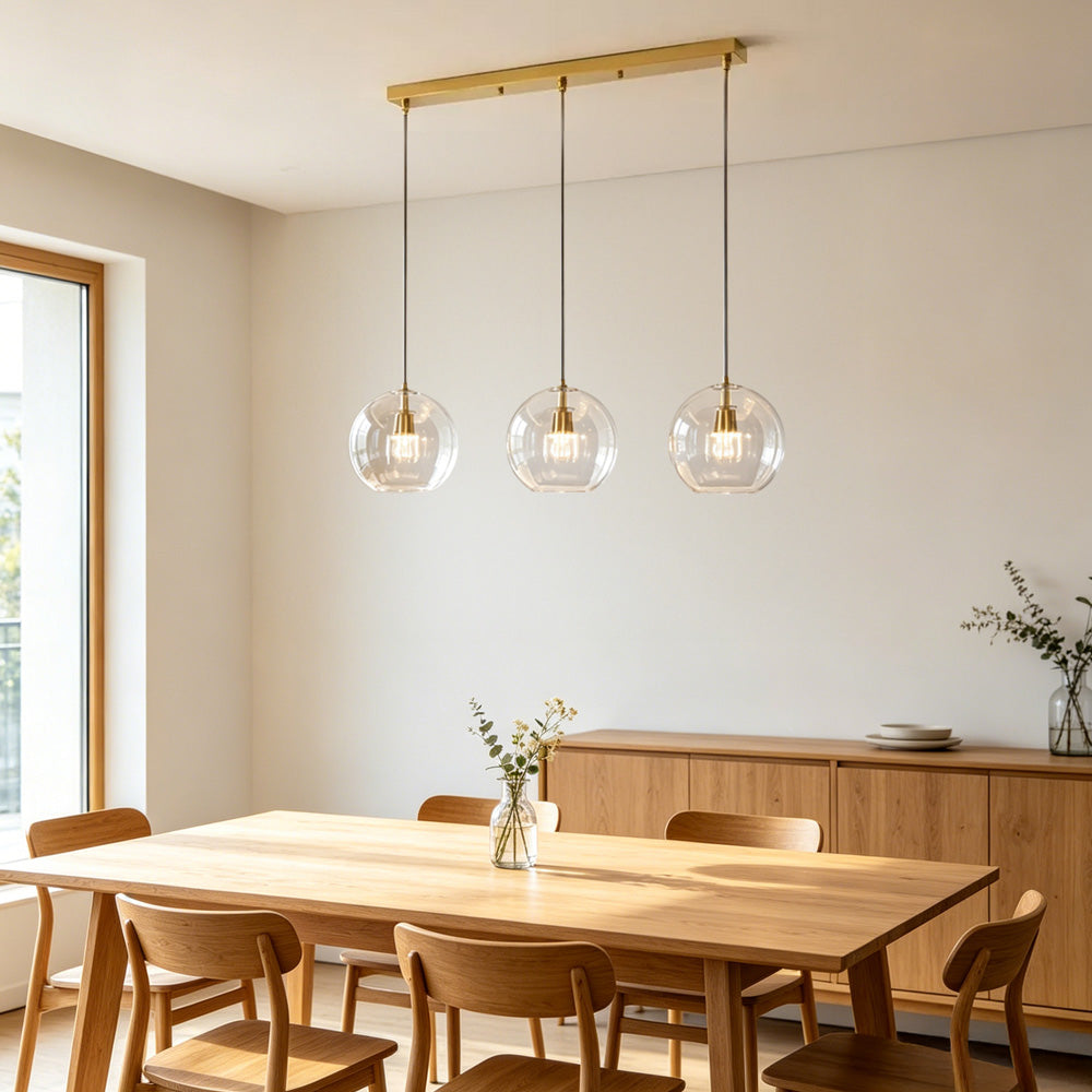 Modern Nordic Glass Pendant Light for Living Room, Kitchen