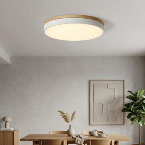 Aria Wood Flush Mount Ceiling Lamp