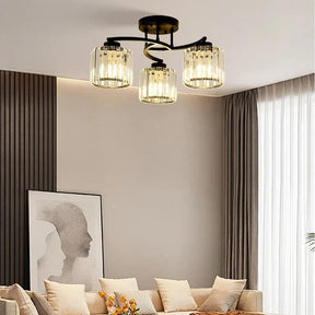 Modern 3 Lights Flush Mount Ceiling Lights for Living Room
