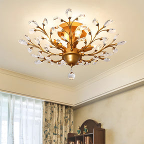 K9 Clear Crystal Chandelier Ceiling Light for Living Room