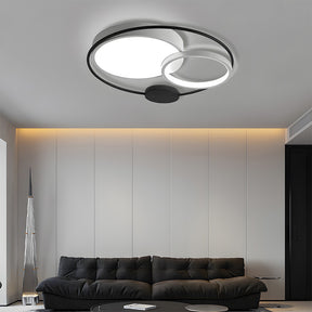 Design Circular Flush Mount LED Bedroom Ceiling Light