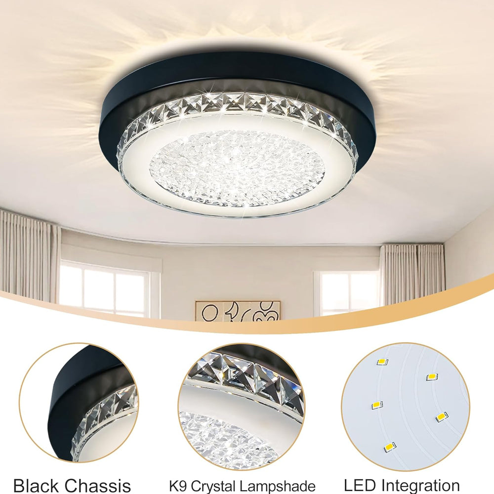 LED Ceiling Lights Flush Crystal Ceiling Lights