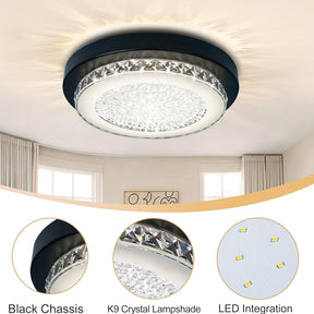 LED Ceiling Lights Flush Crystal Ceiling Lights