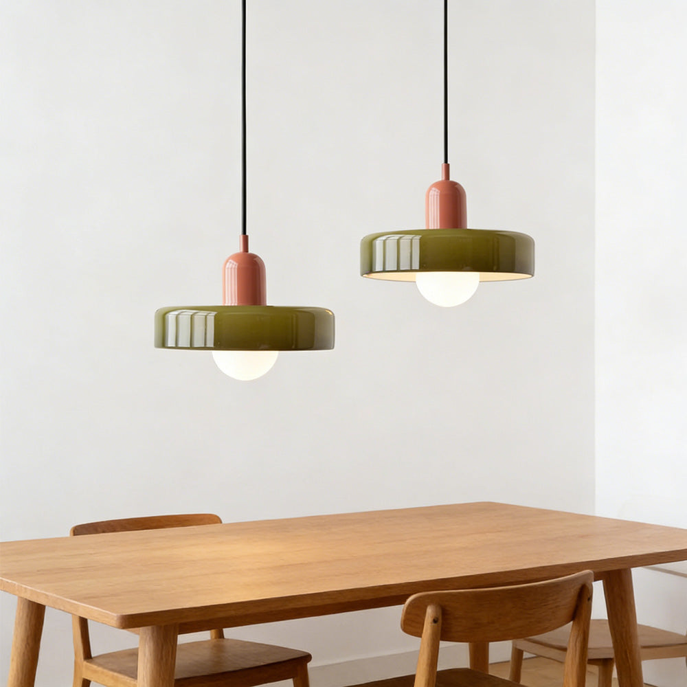 Bauhaus Modern Art Decor Colorful Glass Ceiling Pendant Light