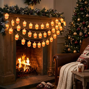 Santa Claus Christmas Tree Snowman Decorative String Lights