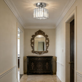 Modern 1-Light Hallway Flush Mount Ceiling Light