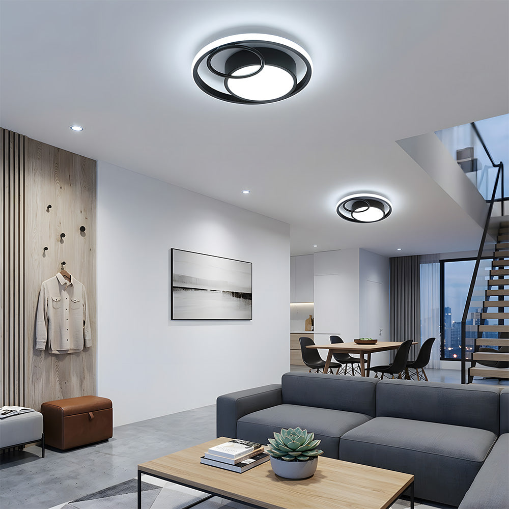 Contemporary LED Flush Mount Acrylic Ceiling Lights for Bedroom