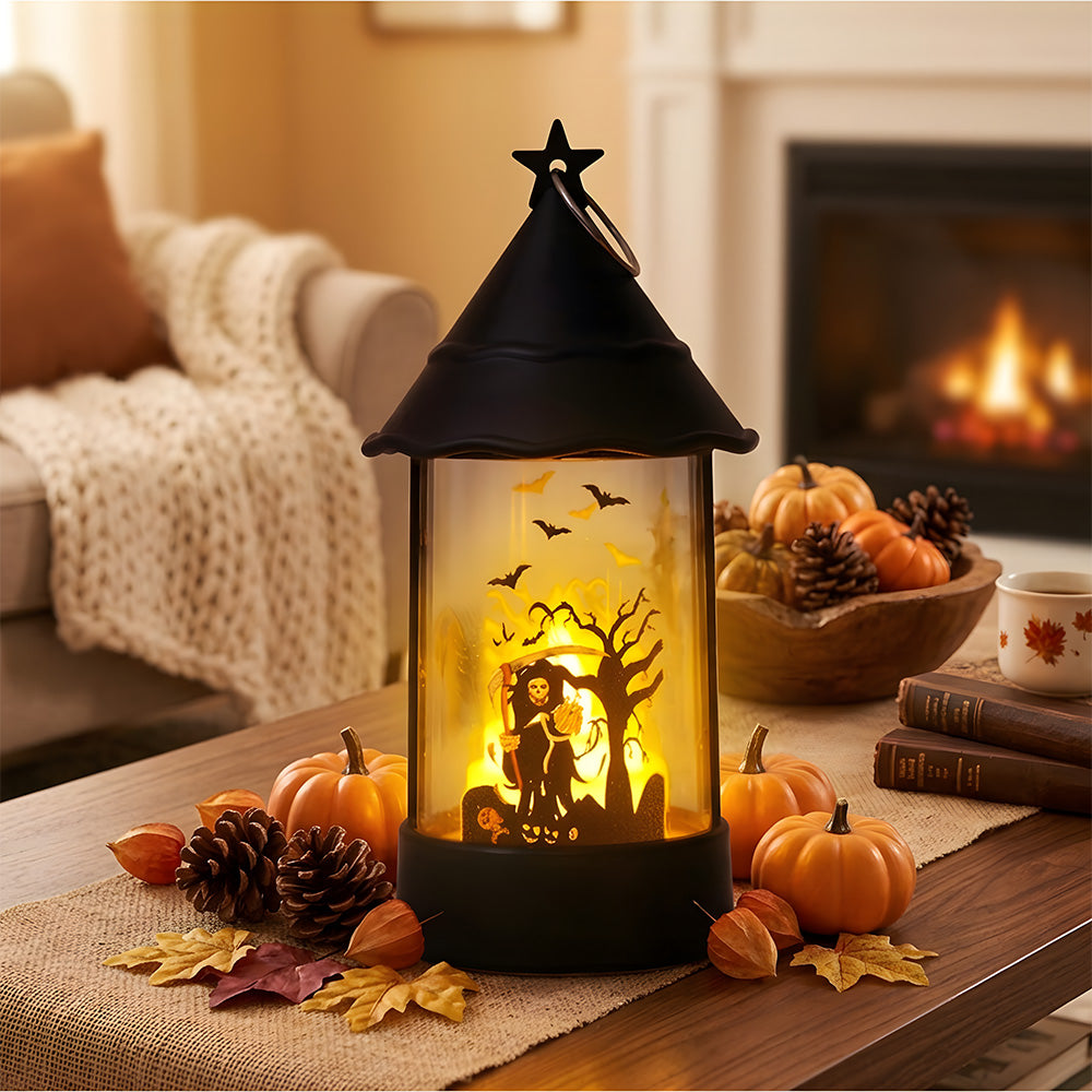Halloween Indoor Decorations Castle Ghost LED Table Lamp for Night Party