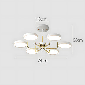 Nordic Creative Iron Living Room LED Ceiling Light