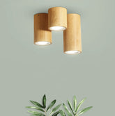 Wood Round LED Ceiling Light