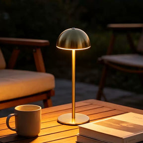 Light Luxury Acrylic Dimmable Touch Table Lamp for Cafe Bedside
