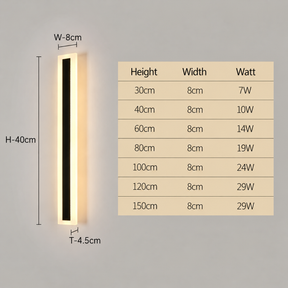 IP65 Waterproof Outdoor Lighting Up Down Wall Lights