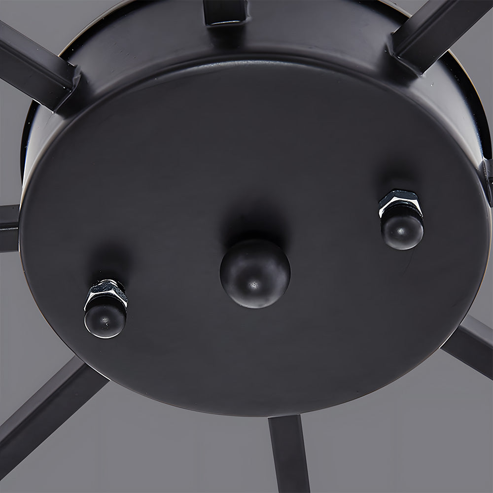 Modern Round Crystal Flush Mount Ceiling Light for Bedroom