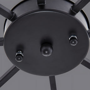 Modern Round Crystal Flush Mount Ceiling Light for Bedroom