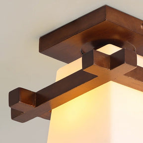 Retro Organic Wood Living Room Ceiling Lights