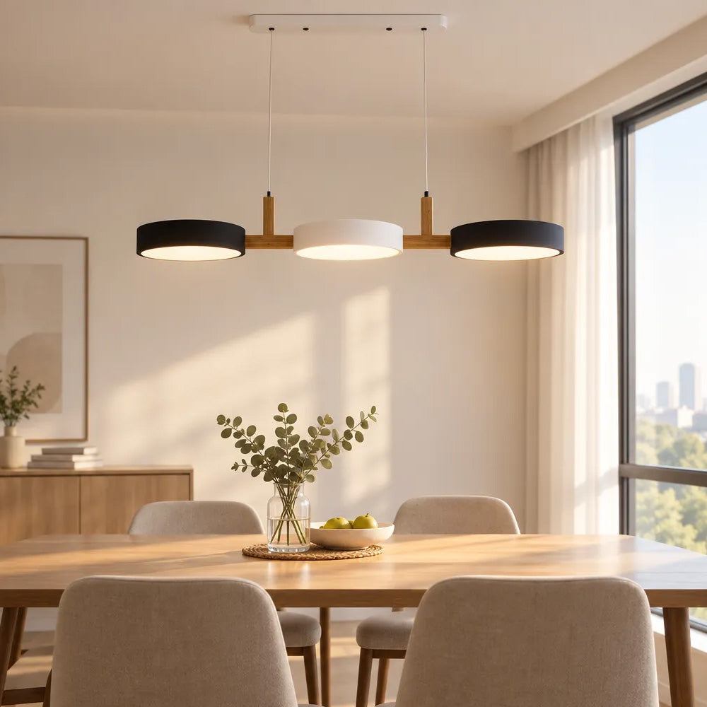 Aria Nordic Wood Pendant Chandelier