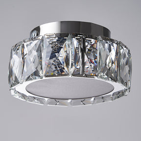 Luxury Crystal LED Flush Mount Hallway Ceiling Light