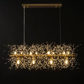 Nordic Luxury Crystal Dining Pendant Light for Kitchen Island