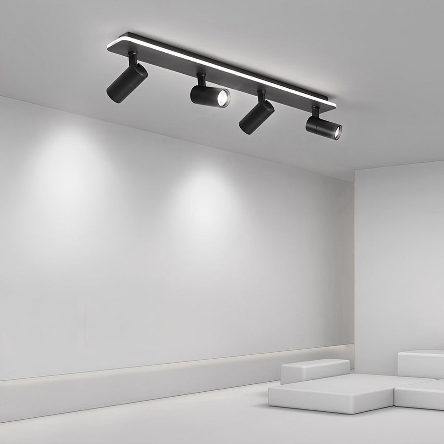 Simple Track Ceiling For Kitchen in Black and white