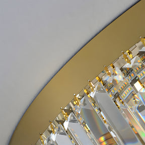 Round Led Crystal Ceiling Light for Living Room