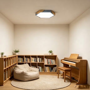Modern Flush Mount Hexagonal LED Ceiling Lights for Hallway