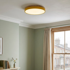 Aria Wood Flush Mount Ceiling Lamp