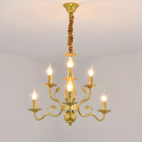 Flemish Style Ceiling Light Rustic Farmhouse Chandelier Lamp