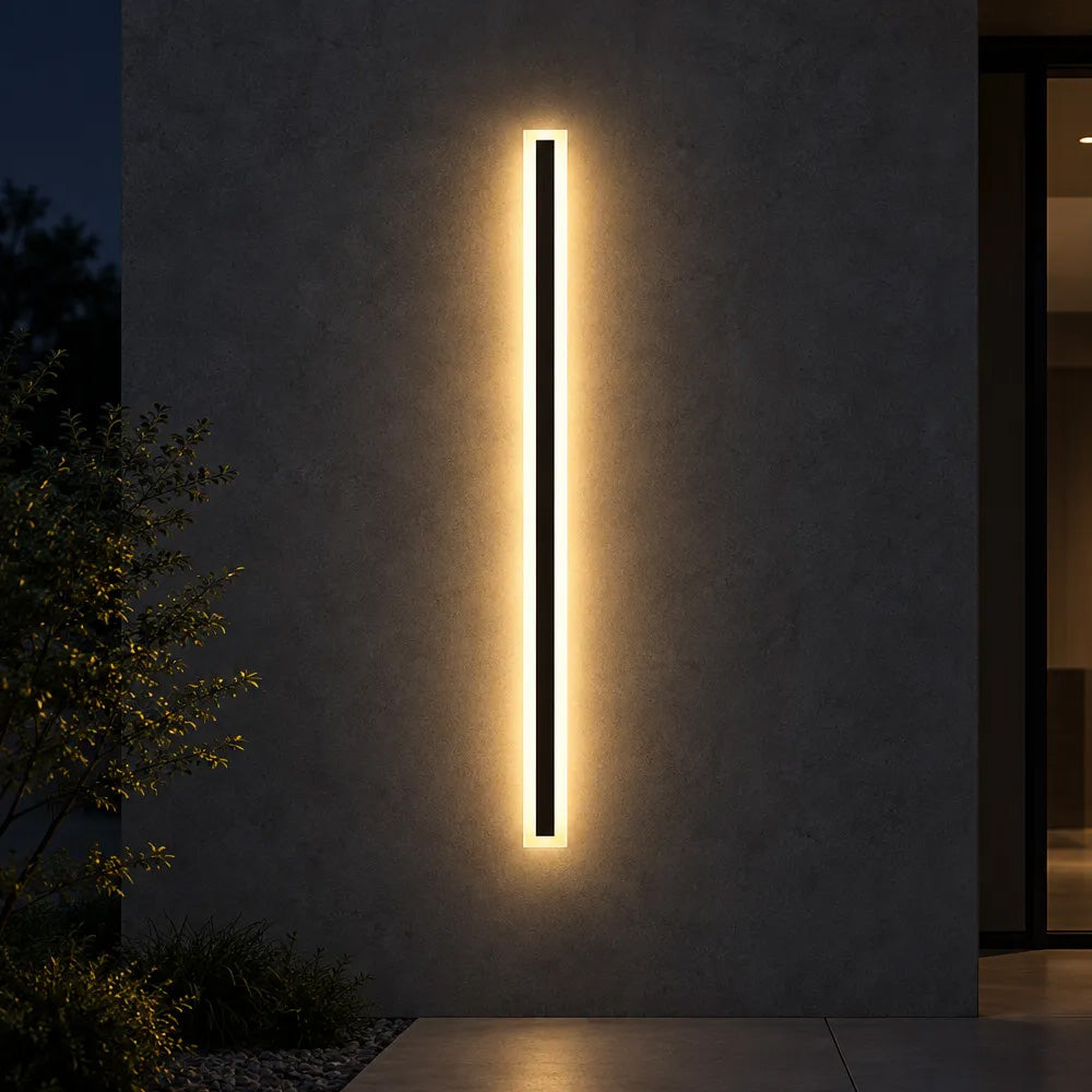 Helios Long Strip IP65 Outdoor Wall Light